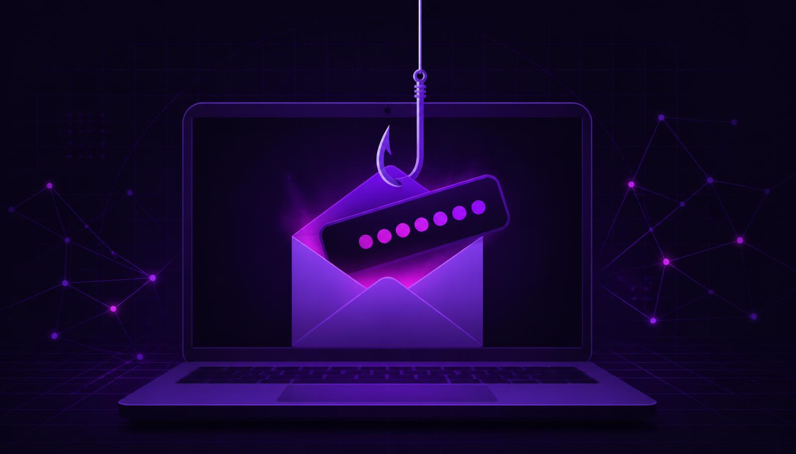 Arte de capa do artigo sobre phishing